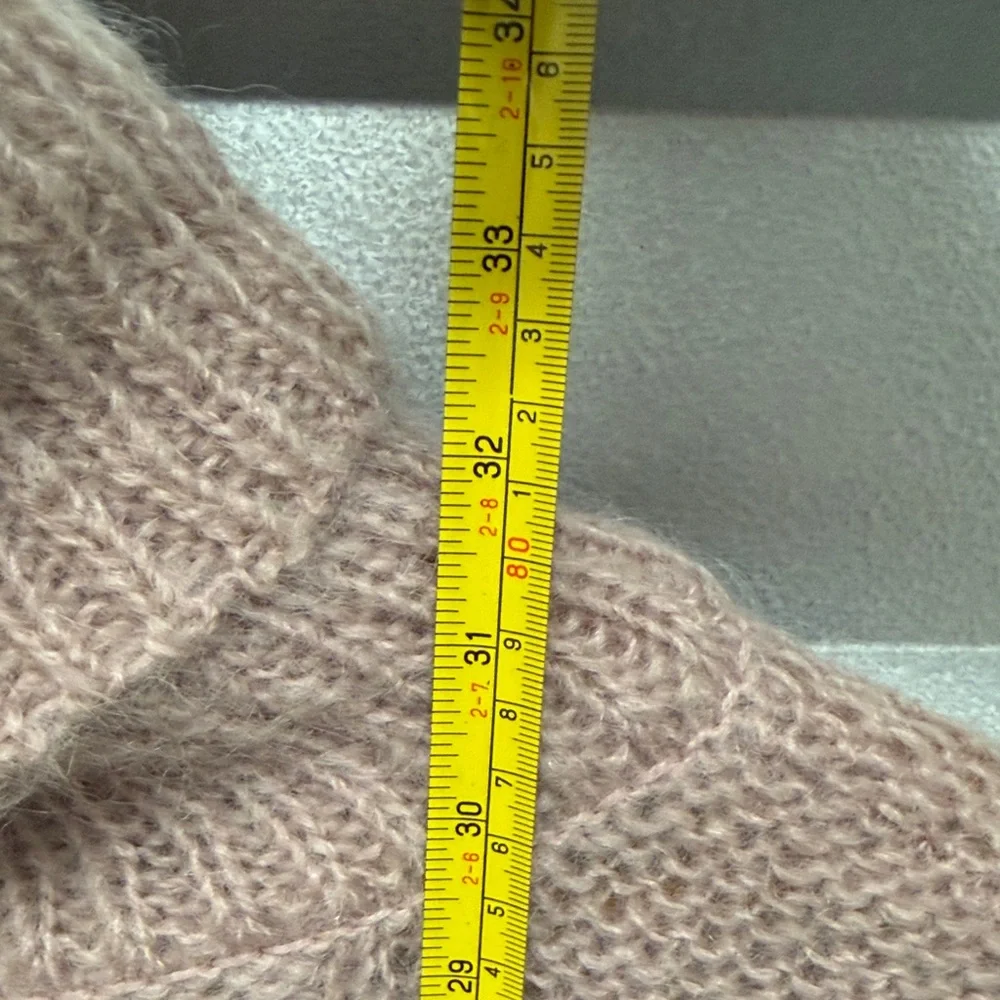 ZARA Cozy Cable Knit Turtleneck Sweater Sz Small‎ Chunky Winter Fisherman Heavy